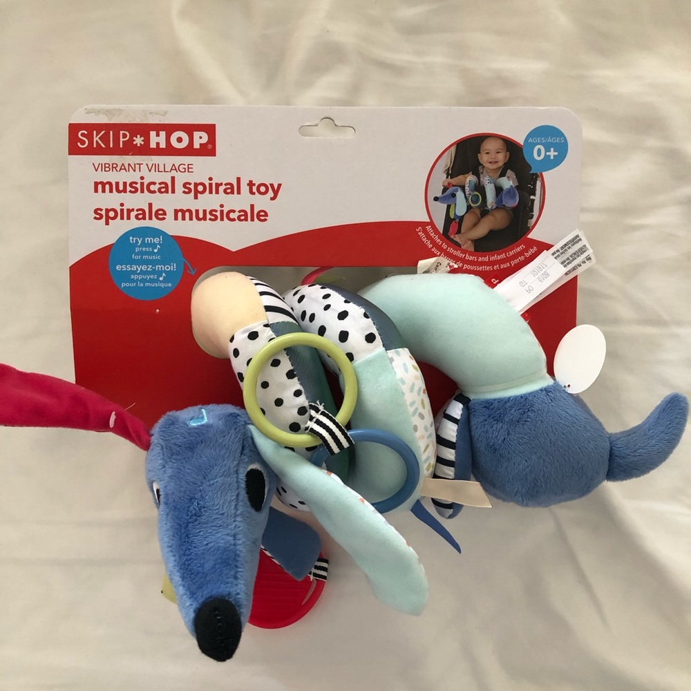 Baby spiral toy